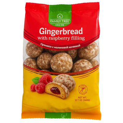 GINGERBREAD W/RASPBERRY FILLING 10/360GR FAMILY TREE N22