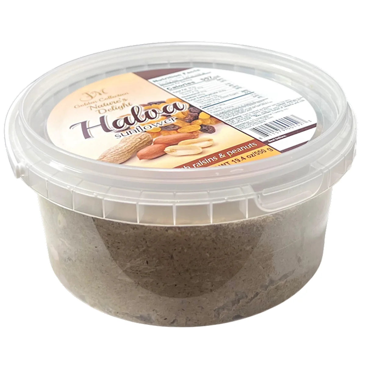 HALVA SUNFLOWER W/RAISINS&PEANUTS 8/550GR GOLDEN COLLECTION UKRAINE