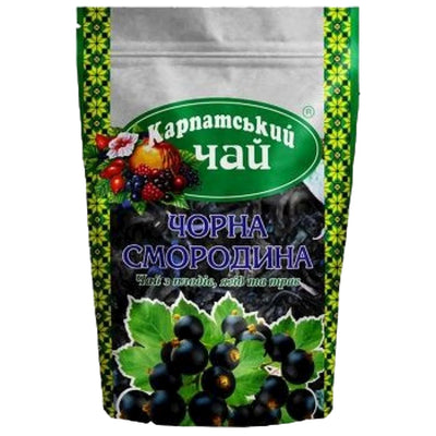 TEA BLACK CURRANT 16/100GR CARPATHIAN TEA  UKRAINE