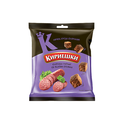 DRY BREAD RYE W/SALAMI FLAVOR 60/40GR KIRIESHKI NMBC102