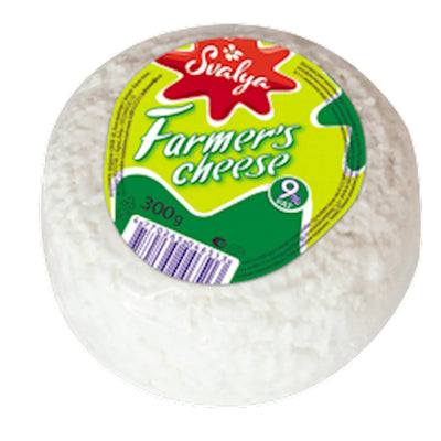 FARMER CHEESE CLASSIC 9% 6/300GR  SVALIA  LITHUANIA SV510