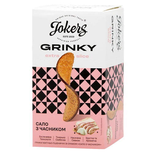 DRY BREAD RYE WHEAT SLICE W/LARD&GARLIC FLAVOR 16/90GR JOKERS