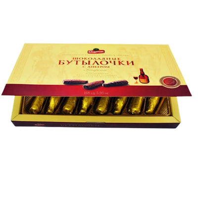 CANDIES BOXED BUTILOCHKI W/LIQUOR 6/168GR SPARTAK N2178