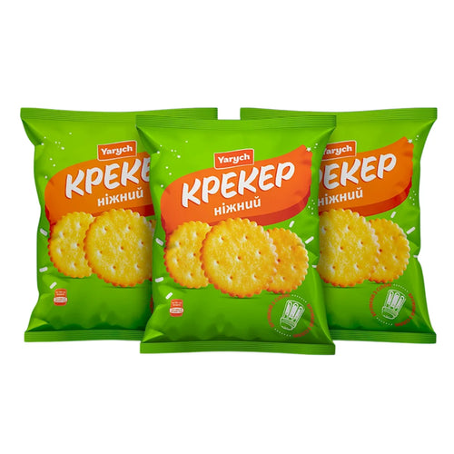 CRACKERS DELICATE 21/180GR YARYCH UKRAINE