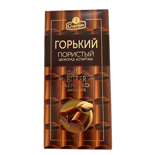 CHOCOLATE BITTER AERATED 13/70GR SPARTAK N9954