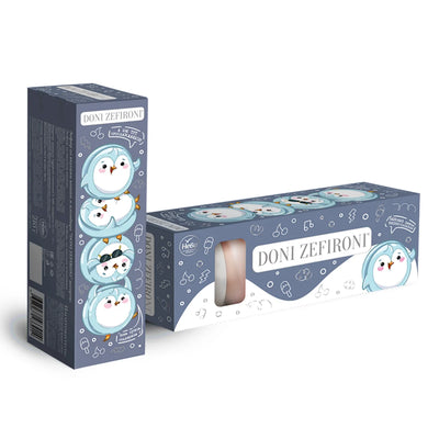 XMAS MARSHMALLOW W/CHERRY&PLOMBIR FLAVOR 10/210GR DONI ZEFIRONI NEVA