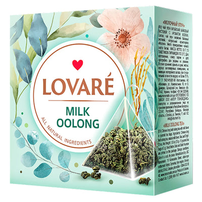 TEA MILK OOLONG PYRAMIDS 12/(15X2GR) LOVARE