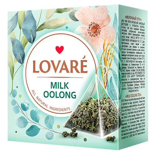 TEA MILK OOLONG PYRAMIDS 12/(15X2GR) LOVARE