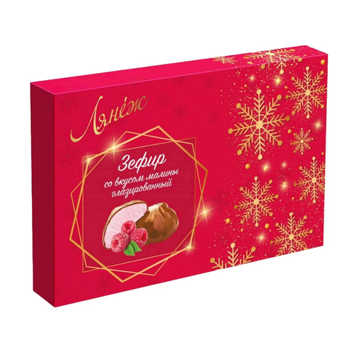 XMAS SET MARSHMALLOW RASPBERRY GLAZED 12/260GR NEVA N149