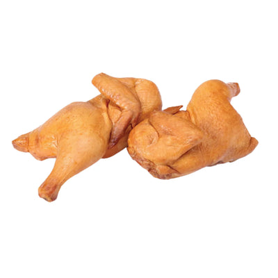 CHICKEN SMOKED HALVES 1/1.5LB ZNATNAYA PTICA NIQ6/90470