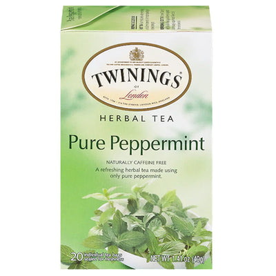 TEA TWININGS HERBAL PURE PEPPERMINT 6/(20X2GR) ENGLAND N06337