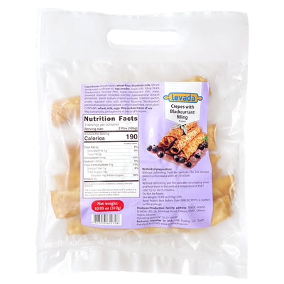 CREPES W/BLACK CURRANT FILLING 20/310GR LEVADA N1104