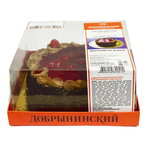 CAKE MIRACLE CHERRY 12/450GR DOBRYNINSKIY N0414
