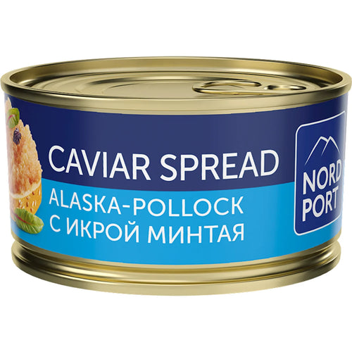 SPREAD CAVIAR ALASKA POLLOCK 12/130GR NORD PORT N8080