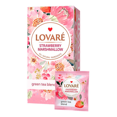 TEA STRAWBERRY MARSHMALLOW 12/(24X1.5GR) LOVARE
