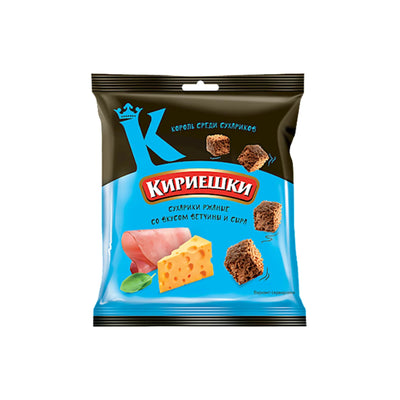 DRY BREAD RYE W/CHEESE&HAM FLAVOR 60/40GR KIRIESHKI NMBC106