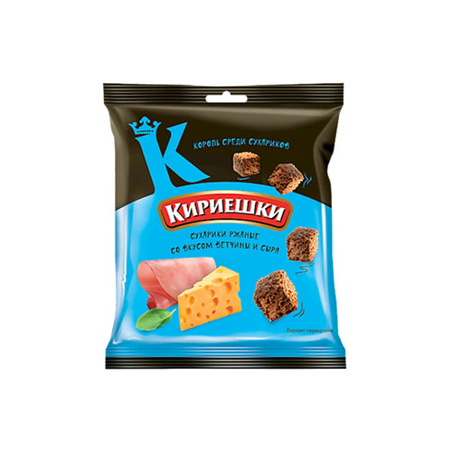 DRY BREAD RYE W/CHEESE&HAM FLAVOR 60/40GR KIRIESHKI NMBC106