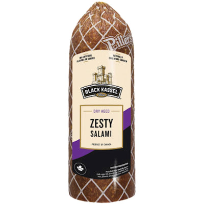 SALAMI GYPSY ZESTY WIDE SHORT 1/2.2LB PILLERS BLACK KASSEL N719/90504
