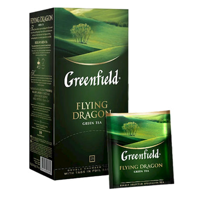 TEA GREEN FLYING DRAGON 10/(25X2GR) GREENFIELD 0358-10