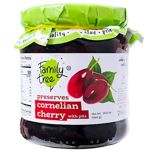 PRESERVES CORNELIAN CHERRY (KIZIL) 12/560GR FAMILY TREE N66