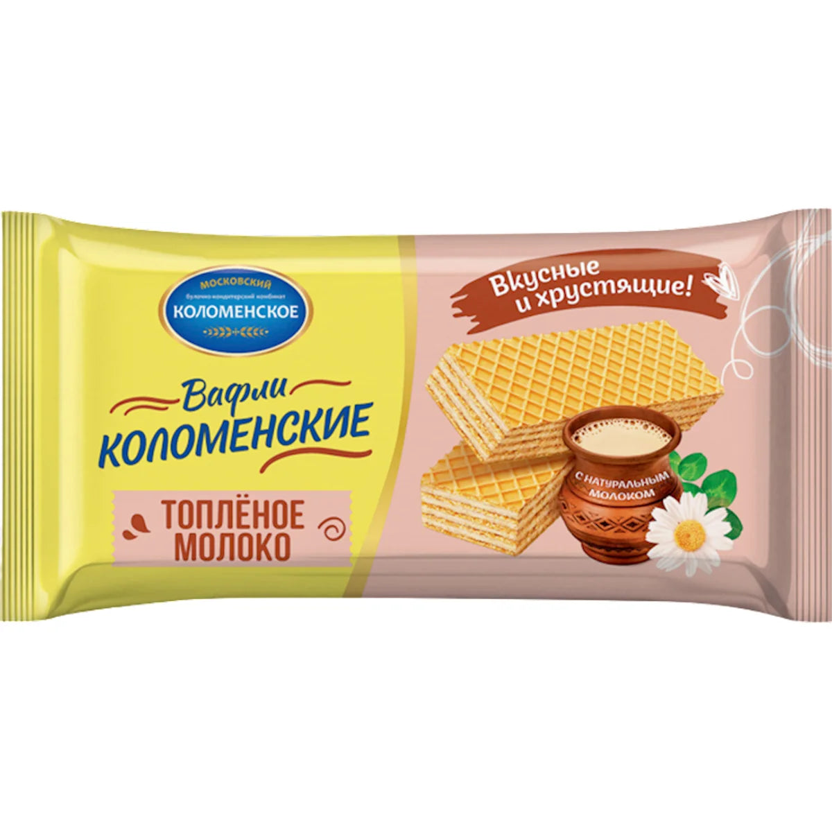 WAFFLES KOLOMENSKOE WITH BAKED MILK FLAVOR 20/200GR RUSSIA N1198/2143