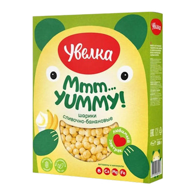 BALLS W/CREAM BANANA FLAVOR  5/200GR UVELKA