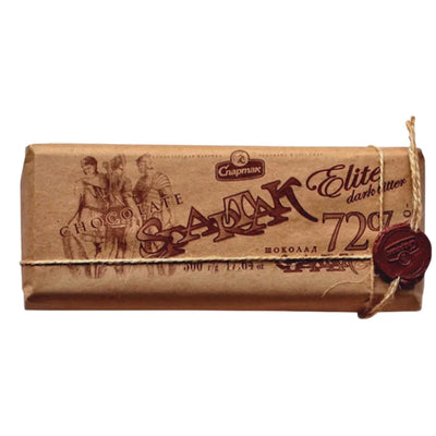 CHOCOLATE BAR BITTER ELITE 72% 3/500GR CRAFT SPARTAK N4663