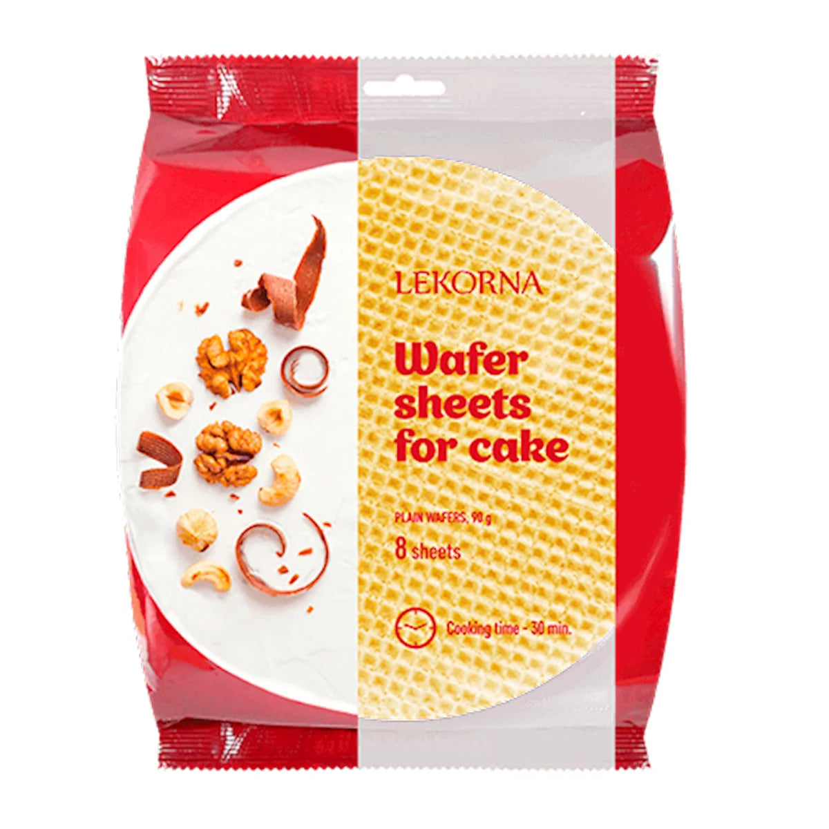 LAYERS PLAIN FOR CAKE WAFFLE 18/90GR LEKORNA N14638