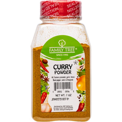 CURRY POWDER (INDIAN) 12/7OZ FAMILY TREE