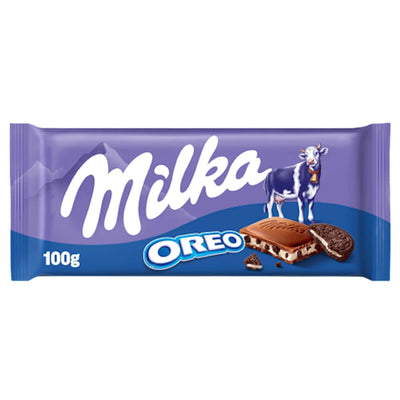 CHOCOLATE BAR MILK OREO 22/100GR MILKA  GERMANY N4047052/4043375
