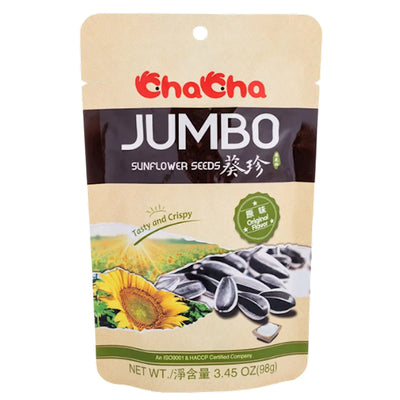 SUNFLOWER SEEDS JUMBO ROASTED 22/98GR CHACHA