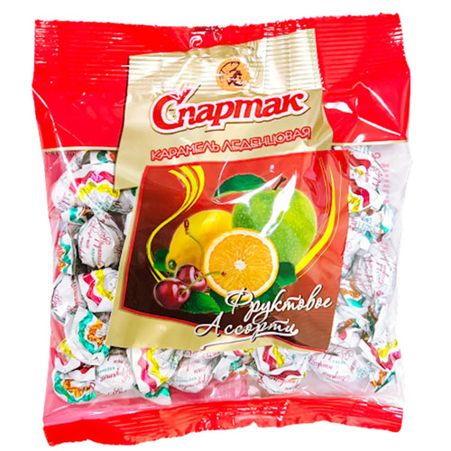 CANDIES PACKED CARAMEL FRUIT ASSORTED 20/200GR SPARTAK N10208 4810067104148