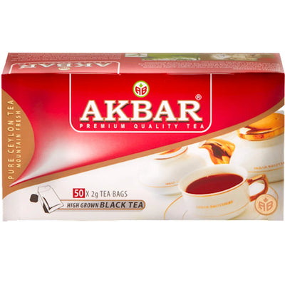 TEA  AKBAR BLACK PREMIUM QUALITY  24/(50X2GR) SRI-LANKA
