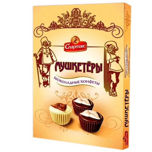 CANDIES BOXED MUSHKETEERS 8/180GR SPARTAK N8531