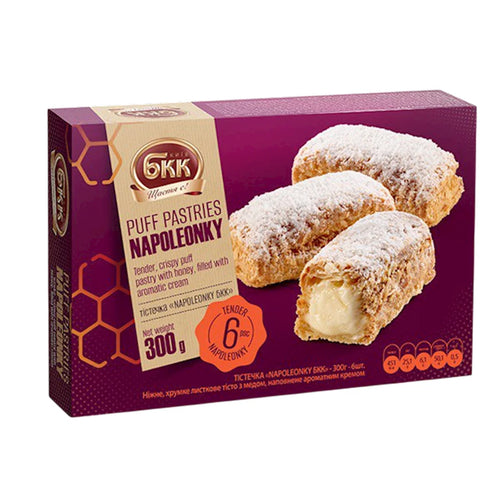 PASTRIES NAPOLEONKY 8/300GR BKK UKRAINE N6127