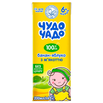 JUICE BANANA&APPLE W/PULP 18/0.2L CHUDO CHADO