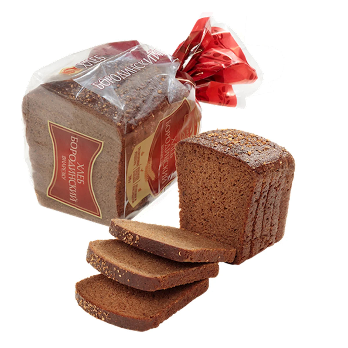 BREAD BORODINSKIY SLICED 20/390GR FROZEN CHEREMUSHKI N21