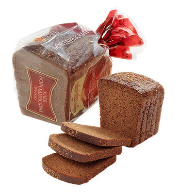 BREAD BORODINSKIY SLICED 20/390GR FROZEN CHEREMUSHKI N21