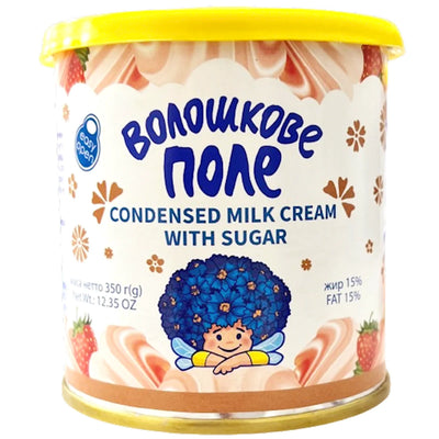 SWEETENED CONDENSED CRÈME SLIVKI 15/350GR VOLOSHKOVE POLE UKRAINE
