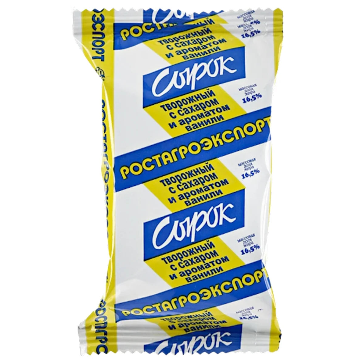 CHEESE MASSA SIROK VANILLA 16.5% 8/90GR ROSTAGROEXPORT N3037