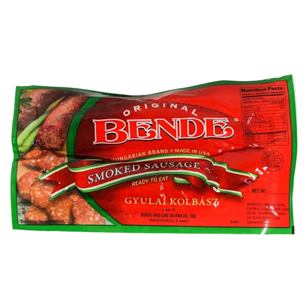 KIELBASA GYULAI MILD 1/0.75 LB BENDE N91901/GYULAI MILD