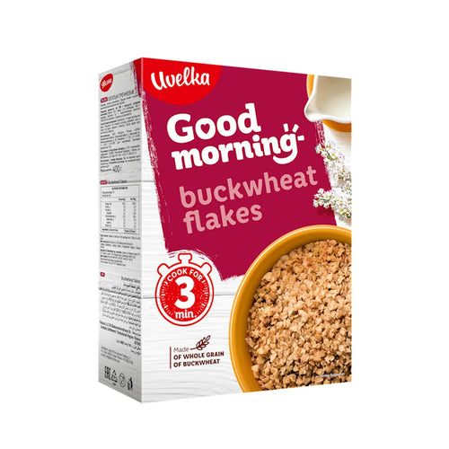 BUCKWHEAT FLAKES 6/400GR UVELKA N A860