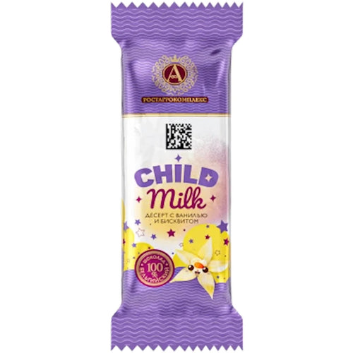 CHEESE BAR VANILLA&BISCUIT IN MILK CHOCOLATE 15% CHILD MILK 12/40GR ROSTAGROKOMPLEX