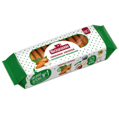 COOKIES OATMEAL W/ALMOND 15/310GR POSIDELKINO RUSSIA N462/903