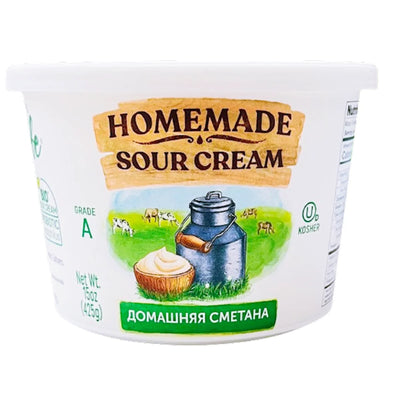 SOUR CREAM HOMEMADE W/PROBIOTIC 12/425GR BIOLIFE