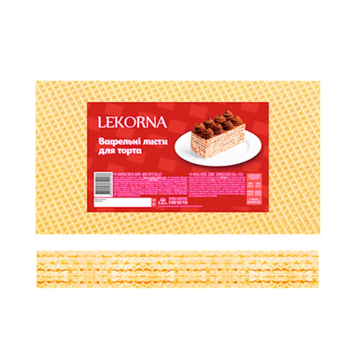 LAYERS PLAIN FAMILY FOR CAKE WAFFLE 20/150GR LEKORNA N09383