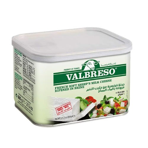 FETA CHEESE  FRENCH VALBRESO E/O 8/600GR N21103