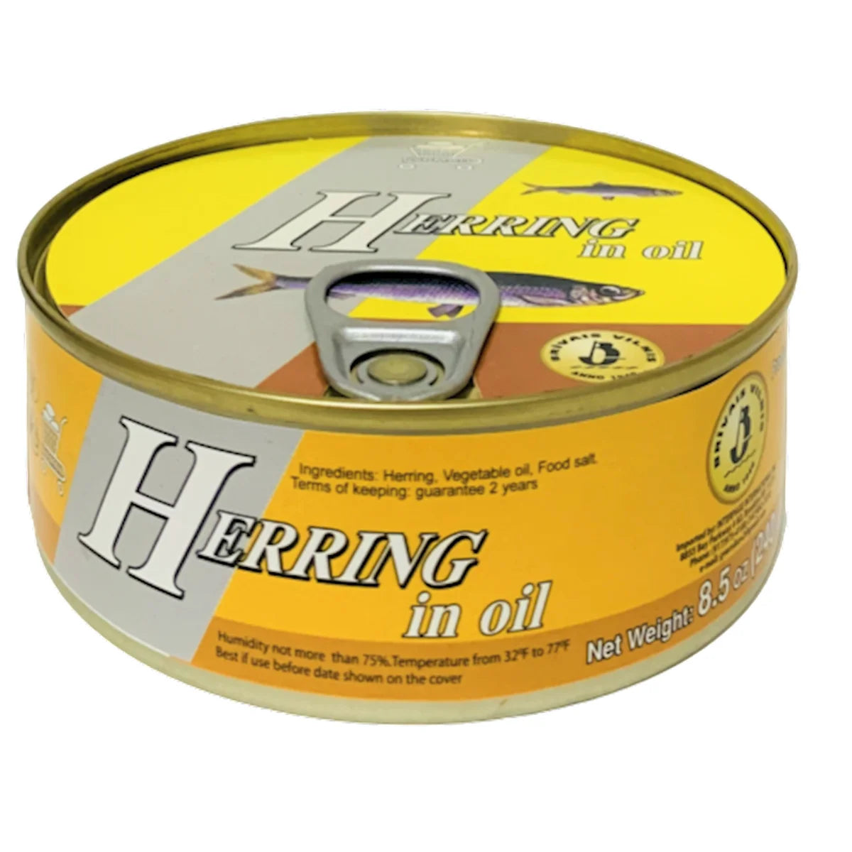HERRING IN OIL E/O 24/240GR BRIVAIS VILNIS  4750616001231
