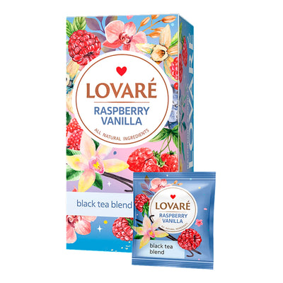 TEA RASPBERRY VANILLA 12/(24X2GR) LOVARE