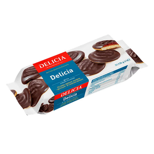 BISCUITS BUTTER WHIPPED W/CHERRY FLAVOR 12/135GR DELICIA